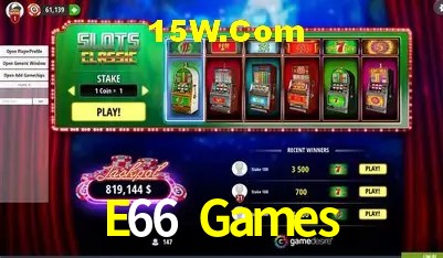 Integração de APIs E66 Games